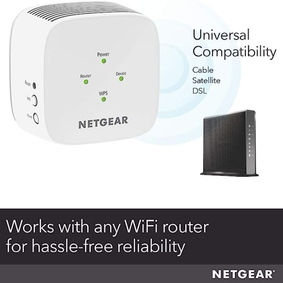 EUC NETGEAR WiFi Range Extender EX5000 - Coverage up to 1500 Sq.Ft. - Picture 2 of 7